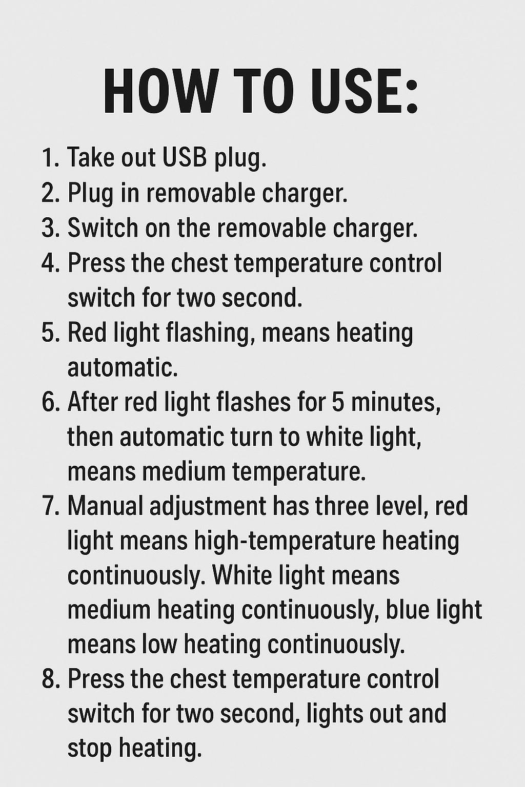 Heated Unisex Jacket